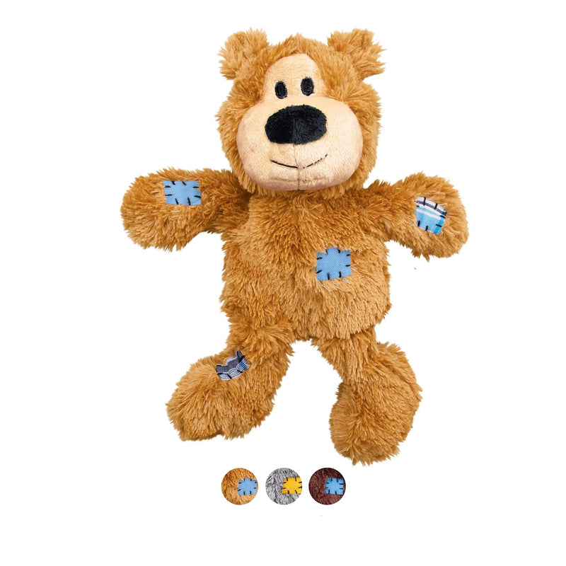 Brinquedo Pelúcia Kong Wild Bear - Urso de Pelúcia com corda Resistente