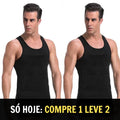 Regata Modeladora de Compressão Masculina - SlimFlex (COMPRE 1 LEVE 2)
