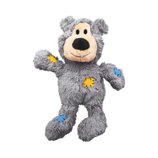 Brinquedo Pelúcia Kong Wild Bear - Urso de Pelúcia com corda Resistente