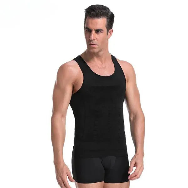Regata Modeladora de Compressão Masculina - SlimFlex (COMPRE 1 LEVE 2)