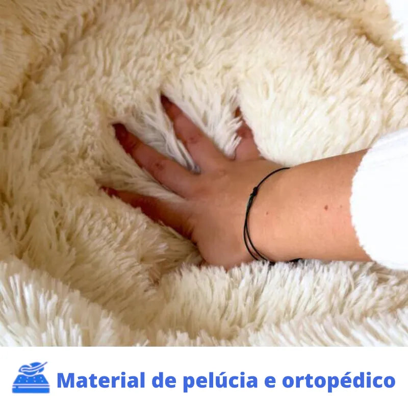 Cama Casulo Aconchegante® Para Cães e Gatos