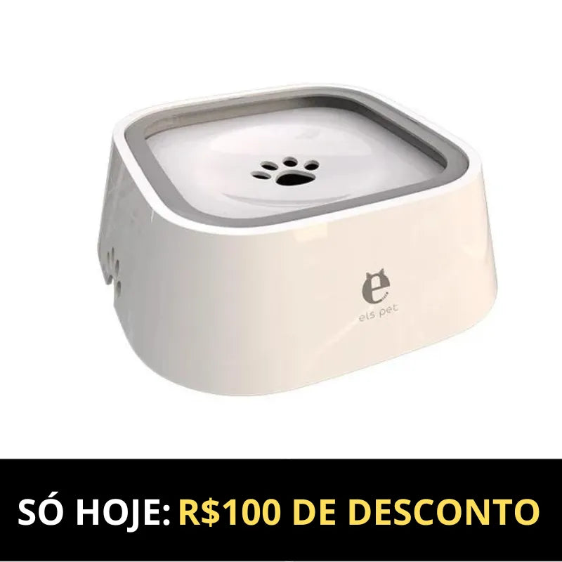 Bebedouro Inteligente Anti Respingo para Cães - Zero Splash™