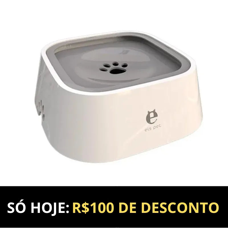 Bebedouro Inteligente Anti Respingo para Cães - Zero Splash™