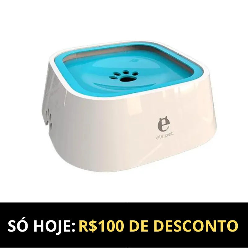 Bebedouro Inteligente Anti Respingo para Cães - Zero Splash™