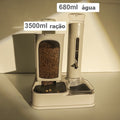 Comedouro e Dispensador de Água Anti-molhamento Fogui com Dispenser