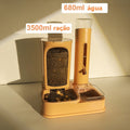 Comedouro e Dispensador de Água Anti-molhamento Fogui com Dispenser