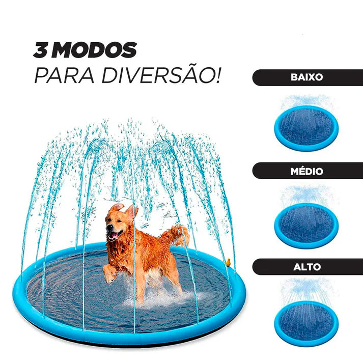 SplashPet - Piscina com Chafariz Interativa para Cachorros