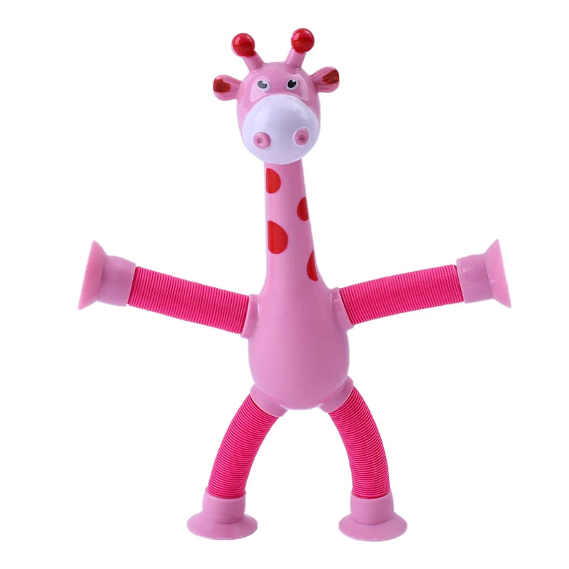 Girafinhas Criativas com Luz de LED - Kit 4 Unidades