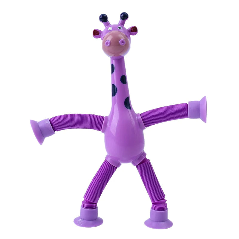 Girafinhas Criativas com Luz de LED - Kit 4 Unidades