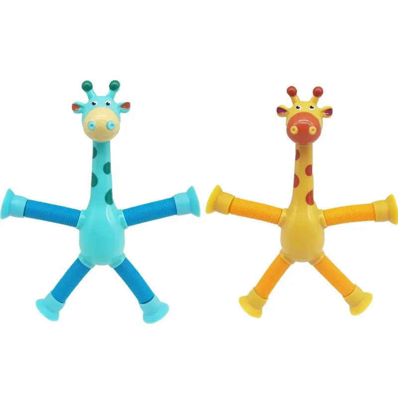 Girafinhas Criativas com Luz de LED - Kit 4 Unidades