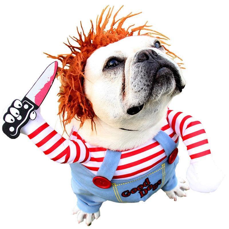 Fantasia Para Cachorro Boneco Chucky - Ideia Shopping